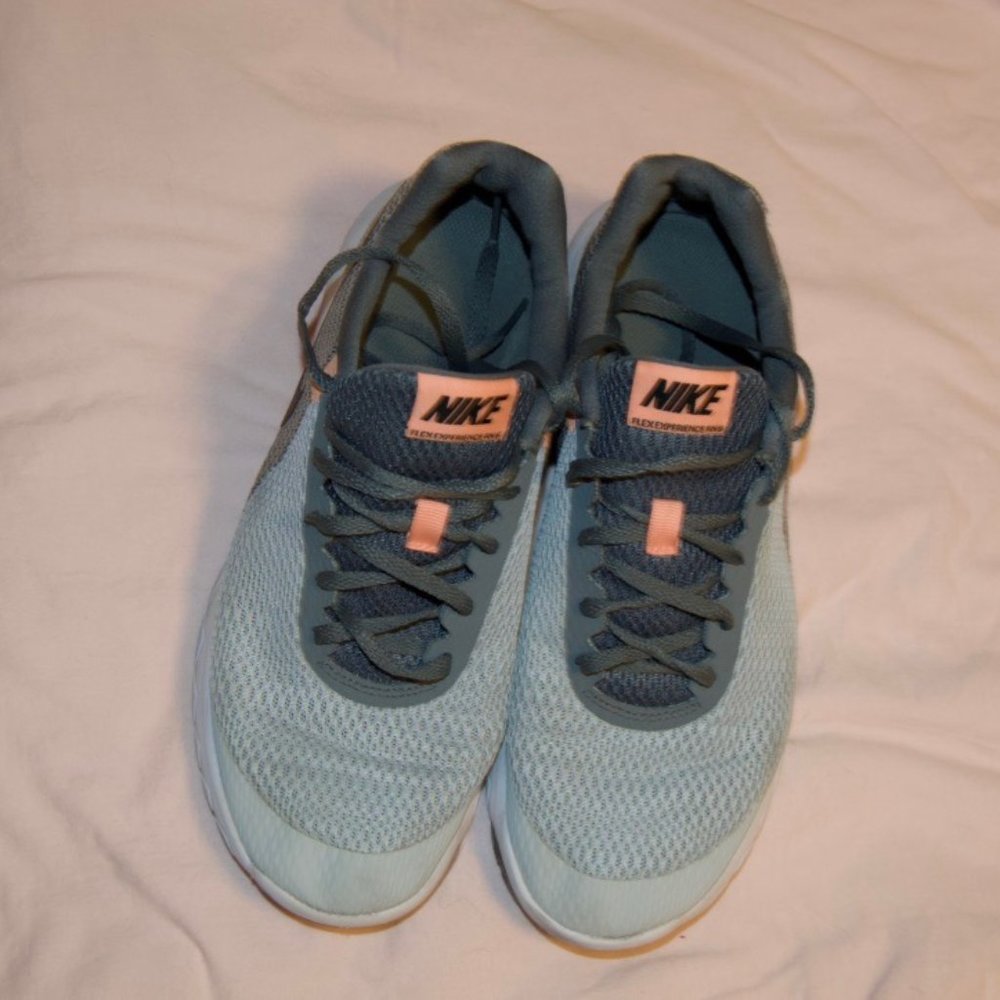 Gray Nike with Peach Accent